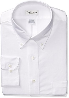 Van Heusen Men's Long Sleeve Oxford Dress Shirt