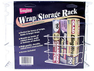 Panacea Saran Wrap and Aluminum Foil Storage Rack