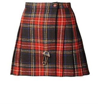 Saint Laurent Tartan mini skirt