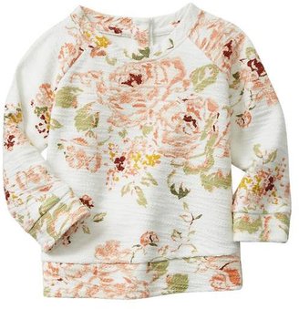 Fleece Baby Floral sweatshirt top