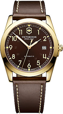 Victorinox 241646 Infantry Mechanical Watch, Brown