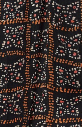 Lucky Brand 'Kaylee' Print Peasant Top (Plus Size)