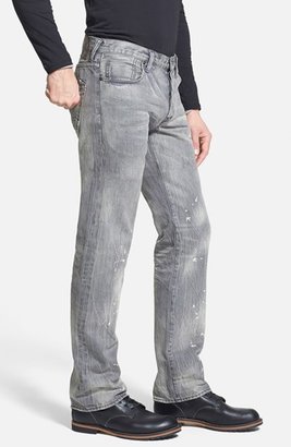 PRPS 'Barracuda' Straight Leg Selvedge Jeans (Grey)