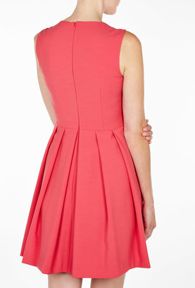RED Valentino Pink Pleated Skirt Sleeveless Dress