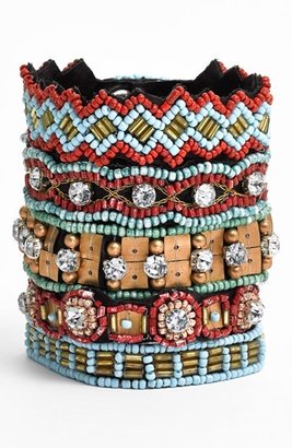 Cara Couture Embellished Cuff Bracelet