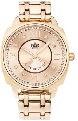 Juicy Couture Watch, Women's Beau Rose Gold Plated Stainless Steel Bracelet 1900807