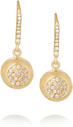 Aurélie Bidermann Fine Jewelry 18-karat gold diamond bell earrings