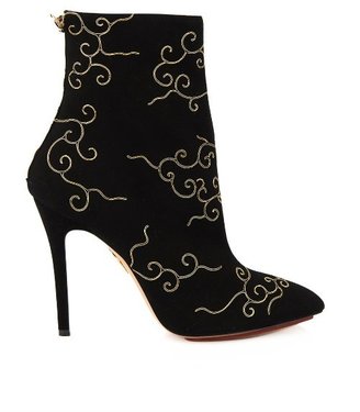 Charlotte Olympia Betsy suede ankle boots
