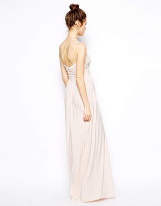 ASOS Embellished Maxi Dress With One Shoulder