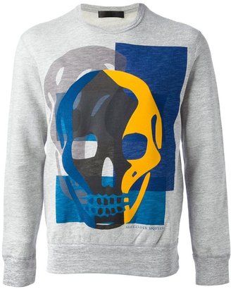 Alexander McQueen skull print sweatshirt