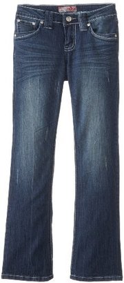 YMI Jeanswear Kids Big Girls' Bootcut Jean with Embellished Pocket