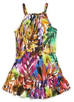 Milly Minis Toddler's & Little Girl's Tropical Print Strappy Dress