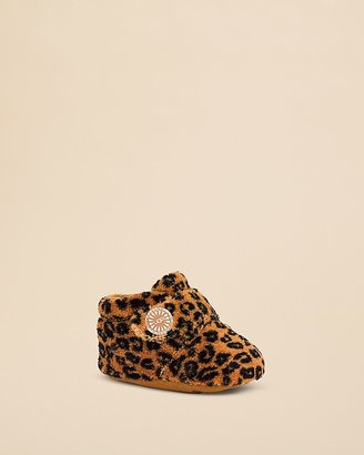 UGG Girls' Bixbee Leopard Terry Cloth Booties - Baby, Walker
