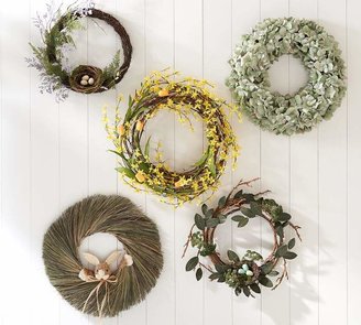 Pottery Barn Rustic Easter Wreath With Nest