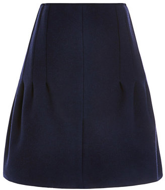 Nina Ricci Bonded Wool Skirt