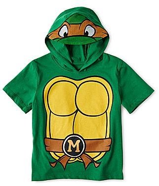 JCPenney Novelty T-Shirts Teenage Mutant Ninja Turtles Hooded Graphic Tee - Boys 2t-5t