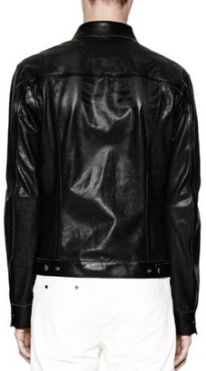 Helmut Lang Perforated Leather Jacket