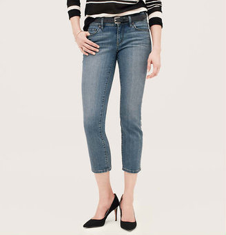 LOFT Tall Modern Cropped Jeans in Residual Blue Wash