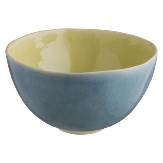 ALMADA Blue and green cereal bowl D15cm
