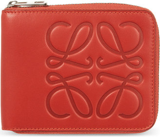 Loewe Calf-Leather Bi-Fold Wallet - for Women