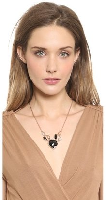 Alexis Bittar Multi Link Banded Agate Pendant Necklace