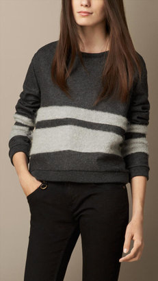 Burberry Collegiate Wool Blend Sweater