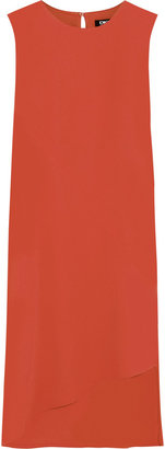 DKNY Asymmetric crepe dress