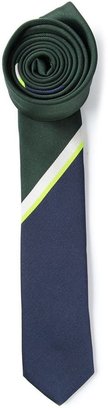 Valentino colour block tie