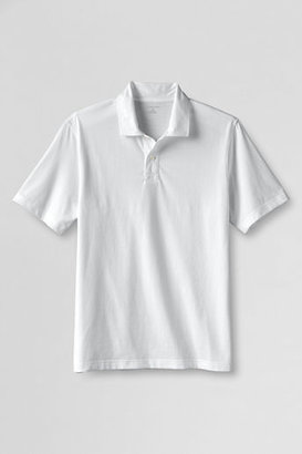 Lands' End Men's Short Sleeve Super-T Polo Shirt