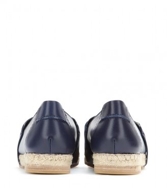 Balenciaga Leather espadrille loafers