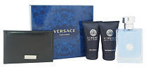 Versace 3 Pack Pour Homme by for Men - 4 Pc Gift Set 3.4oz EDT Spray, 1