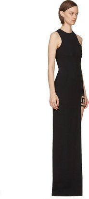Versus Black Woven Extend Anthony Vaccarello Edition Dress