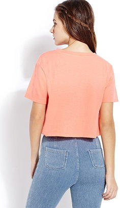 Forever 21 Off Duty Boxy Pocket Tee