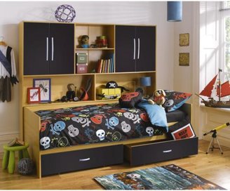 Kidspace Arizona Kids Single Bed + Over-bed Unit