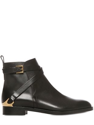 Fratelli Rossetti 20mm Belted Calf Leather Ankle Boots