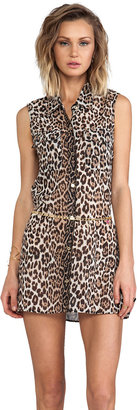 Juicy Couture Luxe Leopard Cover Up Dress