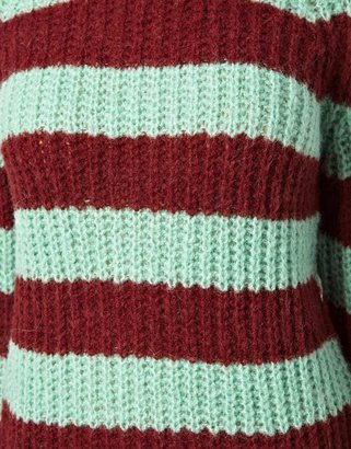 American Vintage Striped Chunky Sweater