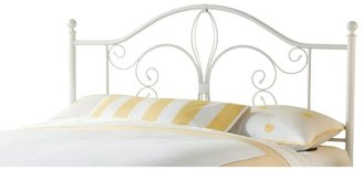 Hillsdale Ruby Textured White King-Size Headboard with Rails