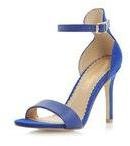 Dorothy Perkins Womens Head Over Heels By Dune Hawley Two Part Dressy Sandal- Blue