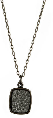 Ettinger UK Dara Aria Black Druzy Pendant Necklace