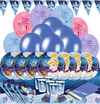 Disney Princess Cinderella Ultimate Party Kit For 16 Children