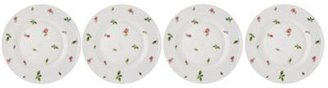 Royal Albert Set of four fine bone china 'Country Rose' salad plates