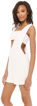 Alexander Wang T by Low V Romper with Bandeau