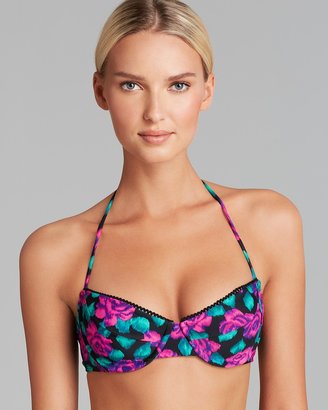Shoshanna Pearl Beach Floral Bikini Top