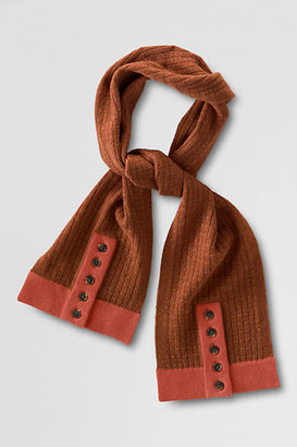 Lands' End Women's Tipped Scarf