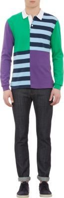 Shipley & Halmos Colorblock Striped Rugby Shirt