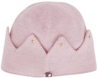 Oeuf Light Pink Crown Beanie Hat