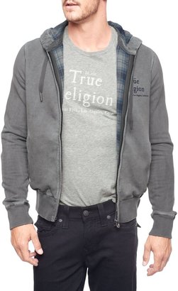 True Religion Logo Lined Mens Hoodie