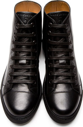 Marc Jacobs Black Leather High-Top Sneakers
