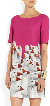 Moschino Cheap & Chic Moschino Cheap and Chic Printed stretch-crepe dress